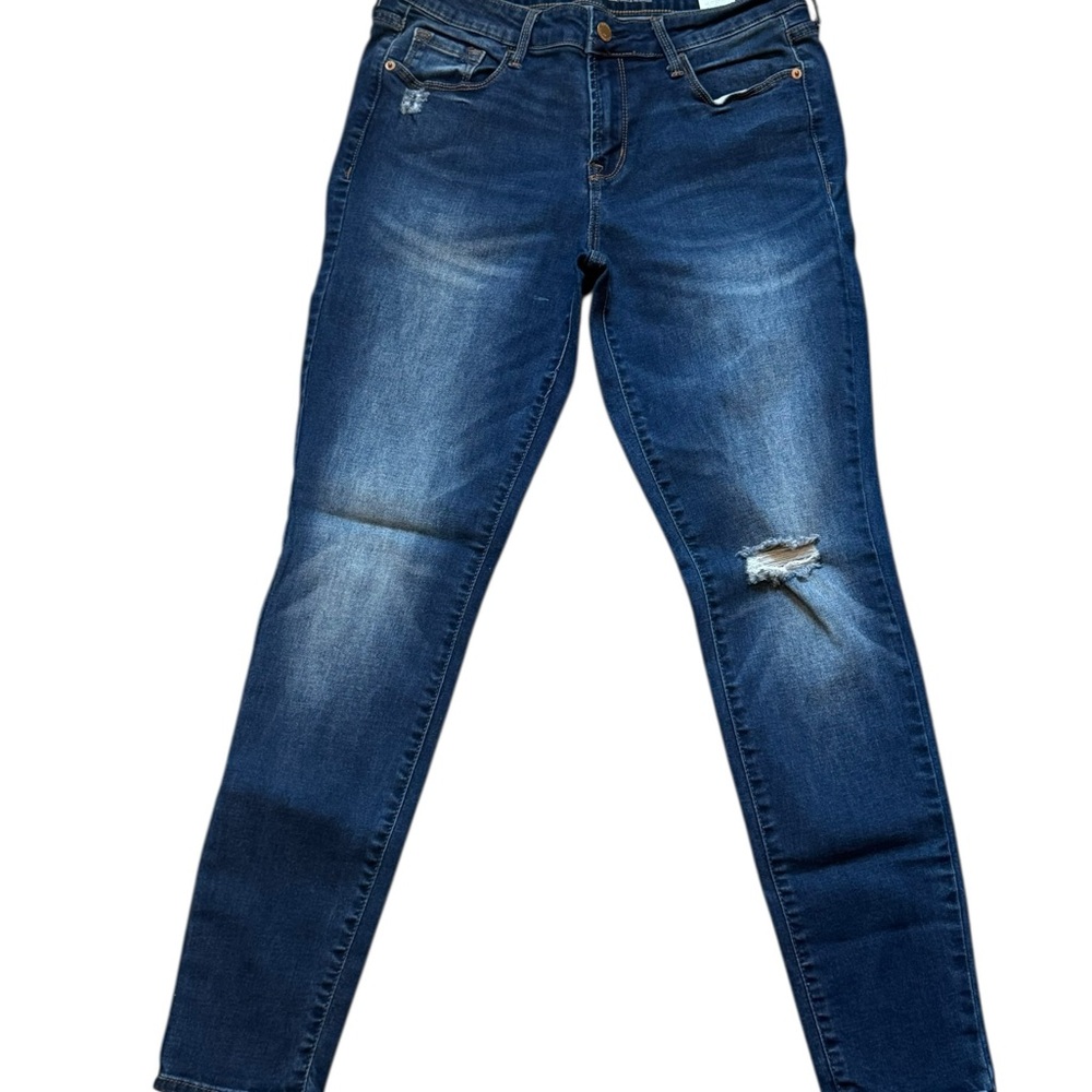 Old Navy Dark Blue Skinny Jeans - Picture 3 of 7